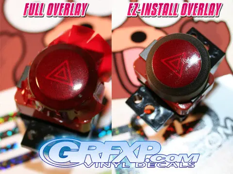 Hazard Button Overlays (Jdm Style) For 8Thgen Honda Civic (2006 – 2011) 1