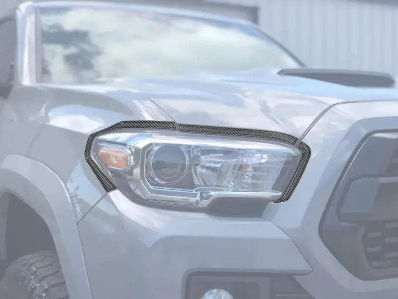 Headlight Accent Overlays Fits 2016-2023 Toyota Tacoma 1
