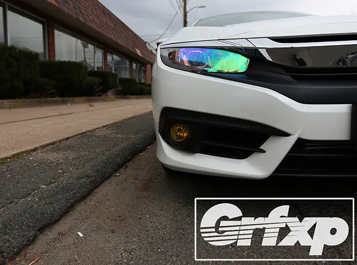 Headlight Overlays For 10Thgen Honda Civic Coupe / Sedan (2016 – 2017) 1