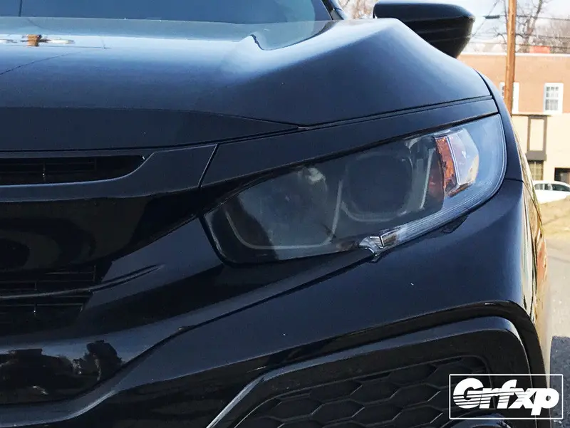 Headlight Overlays For 10Thgen Honda Civic Hatchback (2017+) 1