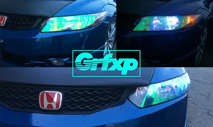 Headlight Overlays For 8Thgen Honda Civic Coupe (2006-2011) 2