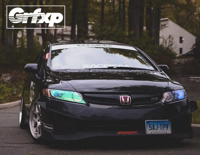 Headlight Overlays For 8Thgen Honda Civic Sedan (2006 – 2011) 1