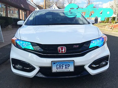 Headlight Overlays For 9Thgen Honda Civic Coupe (2014-2015) 1