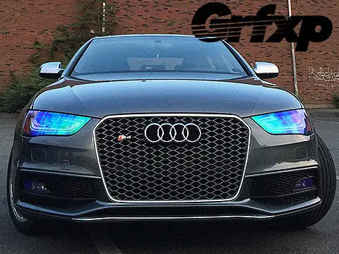 Headlight Overlays For B8.5 Audi A4/S4 (2013 – 2016) 1