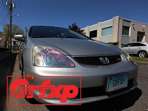 Headlight Overlays For Ep3 Honda Civic Hatch (2001-2005) 1