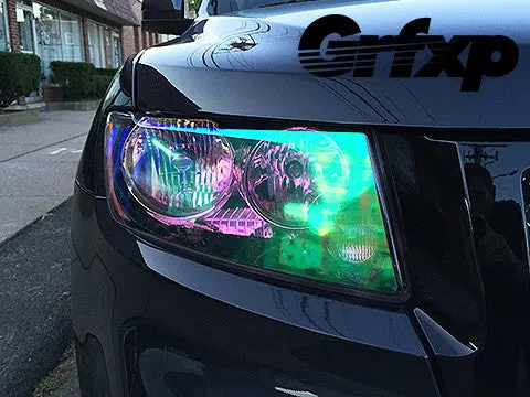 Headlight Overlays For Jeep Grand Cherokee (2011-2013 Only) 1