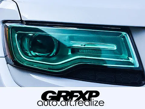 Headlight Overlays For Jeep Grand Cherokee (2014 - 2016 Only) 1