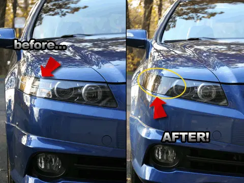 Headlight Signal Overlays For Acura Tl (2004-2008) 1