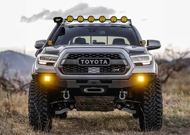 Hi-Lite Overland Front Bumper For Toyota Tacoma 3Rd Gen (2016-2023) [No Bull Bar] 1