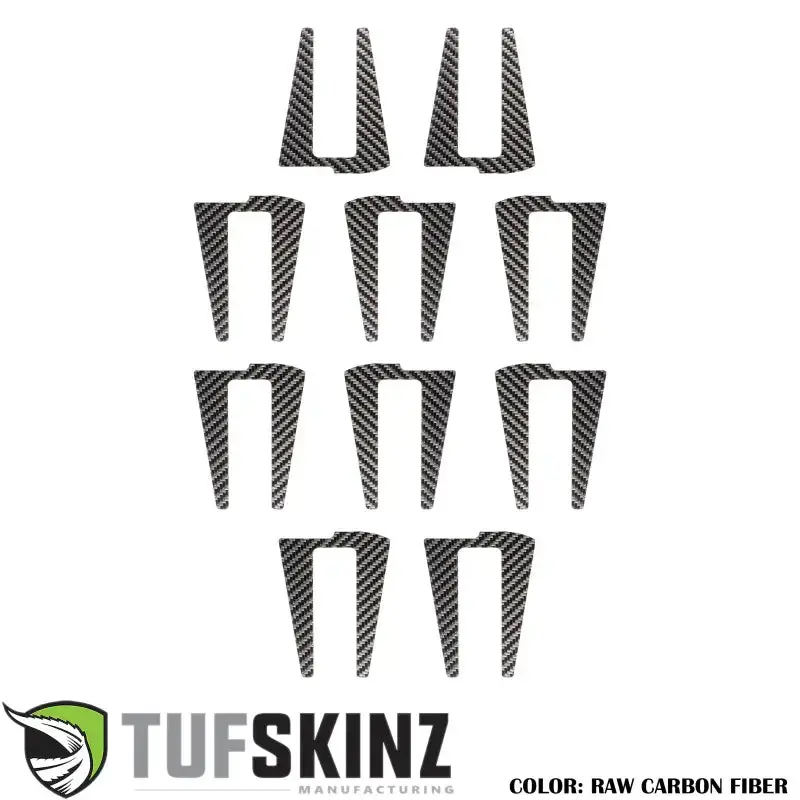 Hinge Trim Kit Fits 2007-2018 Jeep Wrangler Jk 2