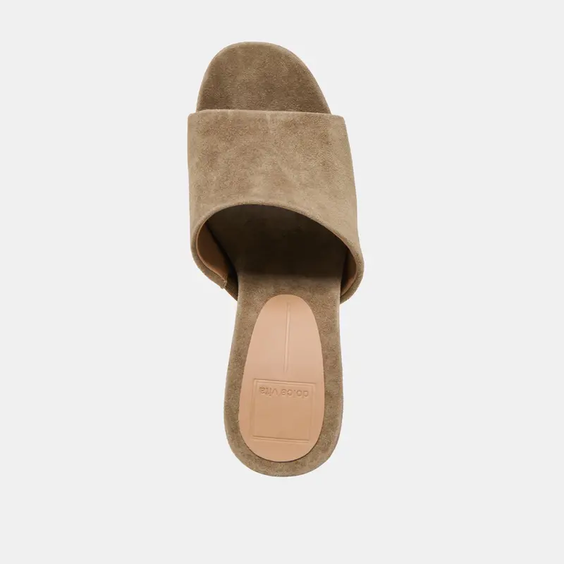 Holta Wedges Olive Suede 10