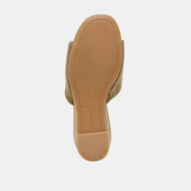 Holta Wedges Olive Suede 11
