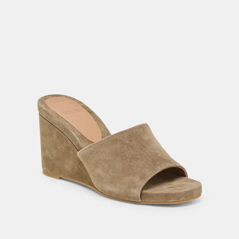 Holta Wedges Olive Suede 3