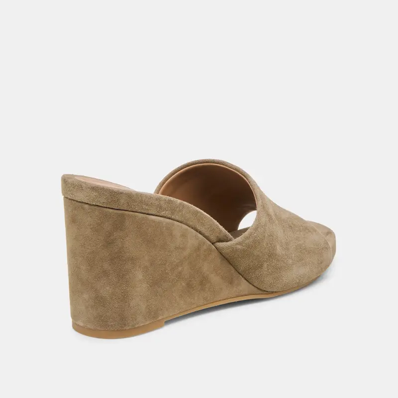 Holta Wedges Olive Suede 5