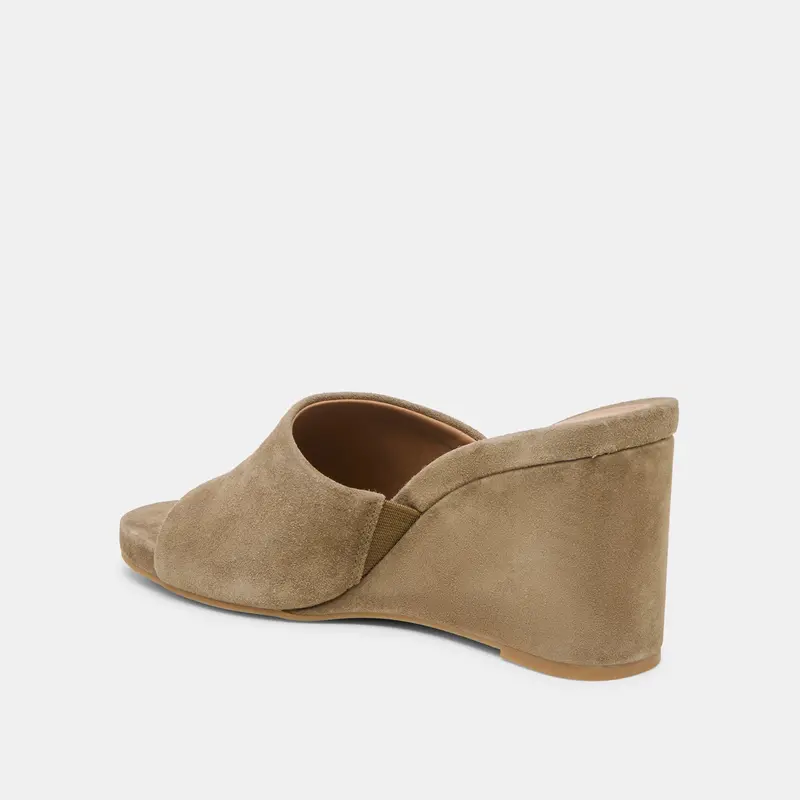 Holta Wedges Olive Suede 7