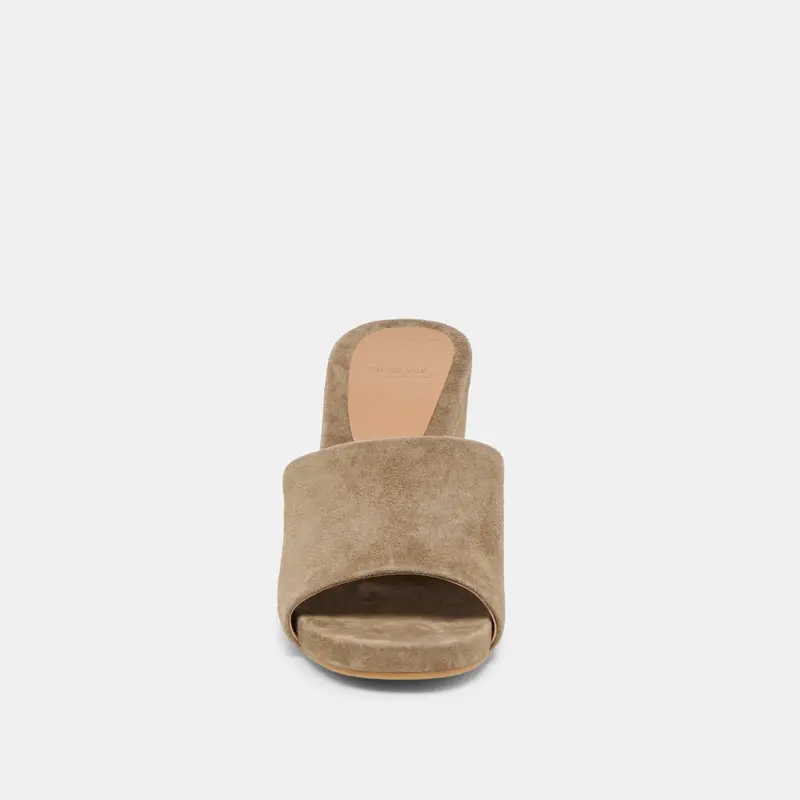 Holta Wedges Olive Suede 8