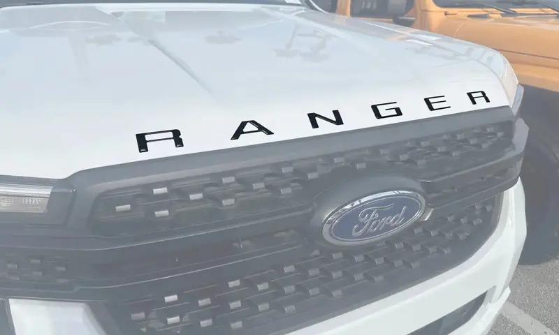 Hood Lettering Kit Fits 2024-2025 Ford Ranger 1