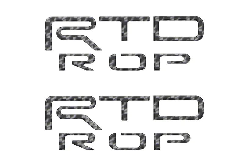 Hood Louver Letter Accents for 2024–2026 Toyota Tacoma