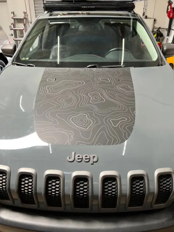 Hood Stamp For Jeep Cherokee Kl (2014-2026) 3