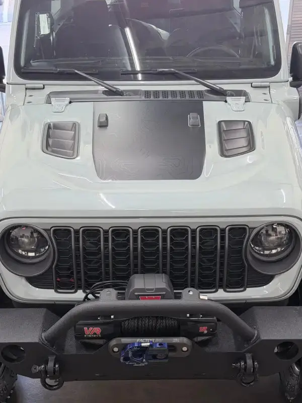 Hood Stamp For Jeep Wrangler Rubicon Jl (2018-2026) 1