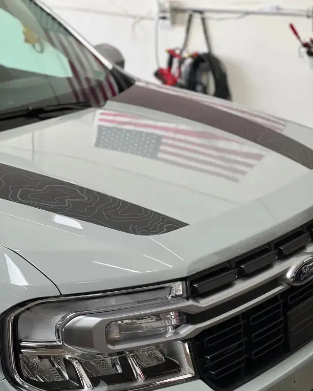 Hood Stripes For Ford Maverick (2022-2024) 1