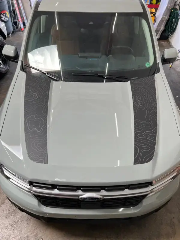 Hood Stripes For Ford Maverick (2022-2024) 4