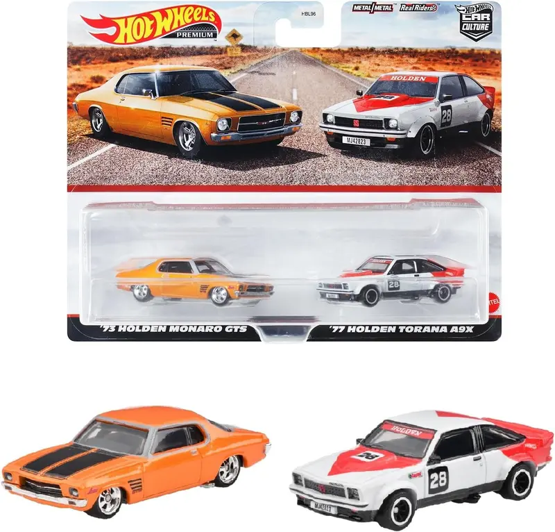 Hot Wheels -- Car Culture 2 Pack -- 1973 Holden Monaro Gts & 1977 Torana A9x 1