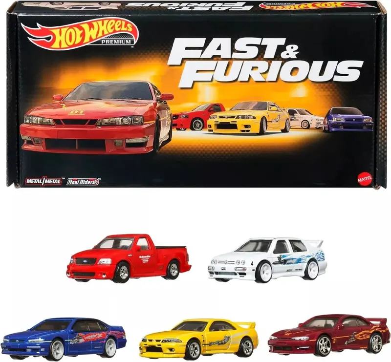 Hot Wheels -- Fast & Furious 5 Car Pack Hkf08 1