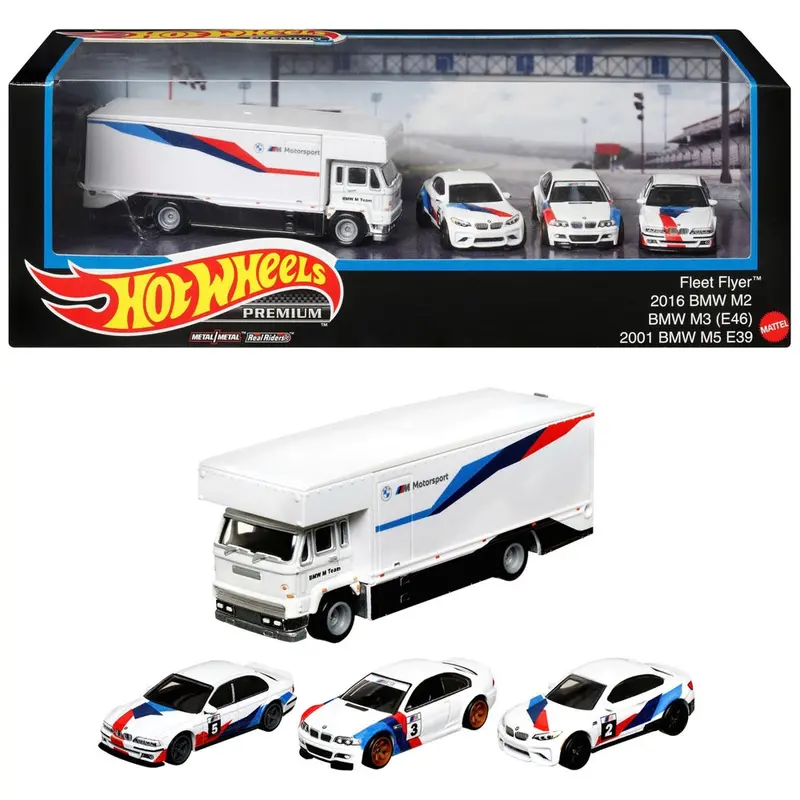 Hot Wheels Premium -- Bmw Set -- 2016 M2, M3 E46, 2001 M5 E39 1