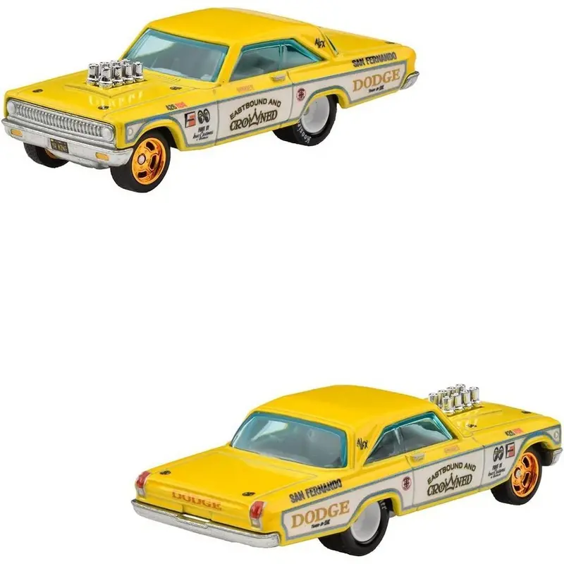 Hot Wheels -- Premium Car Culture 2 Pack -- '63 Plymouth & '65 Dodge Hkf56 2