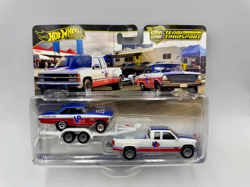 Hot Wheels -- Team Transport -- 1963 Chevrolet Nova & Silverado 3500 Hrv42 1