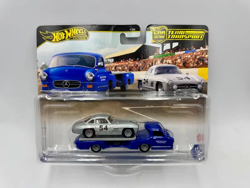 Hot Wheels -- Team Transport -- Mercedes-Benz 300Sl & Blaues Wunder Hrv48 1