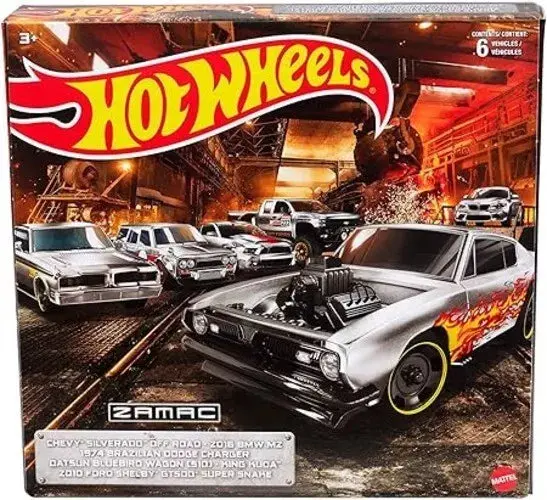 Hot Wheels -- Zamac 6-Pack Box Set Hdh53 1