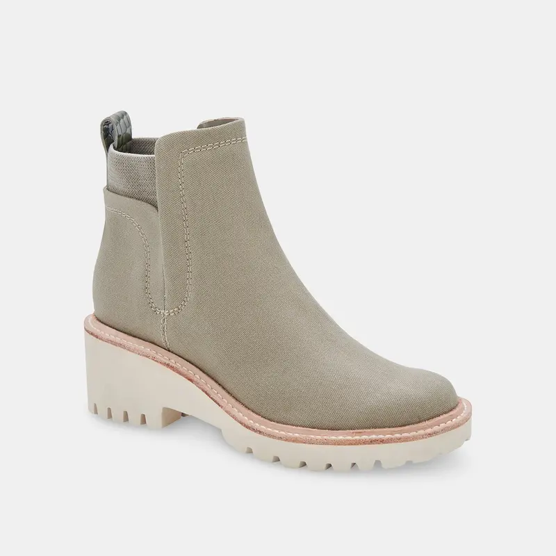 Huey Booties Sage Canvas - Re:Vita 2