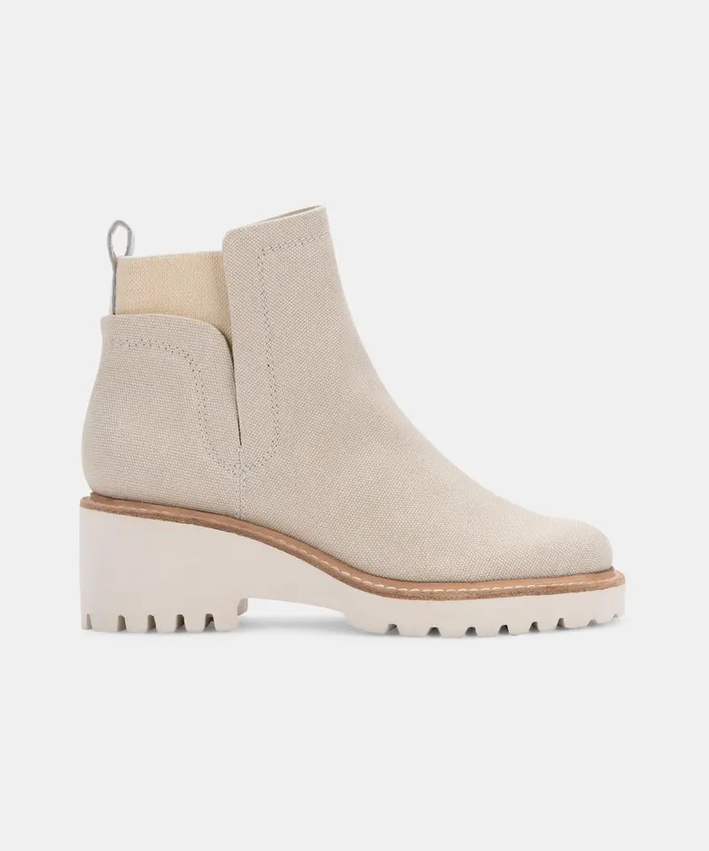 Huey Booties Sandstone Canvas - Re:Vita 1
