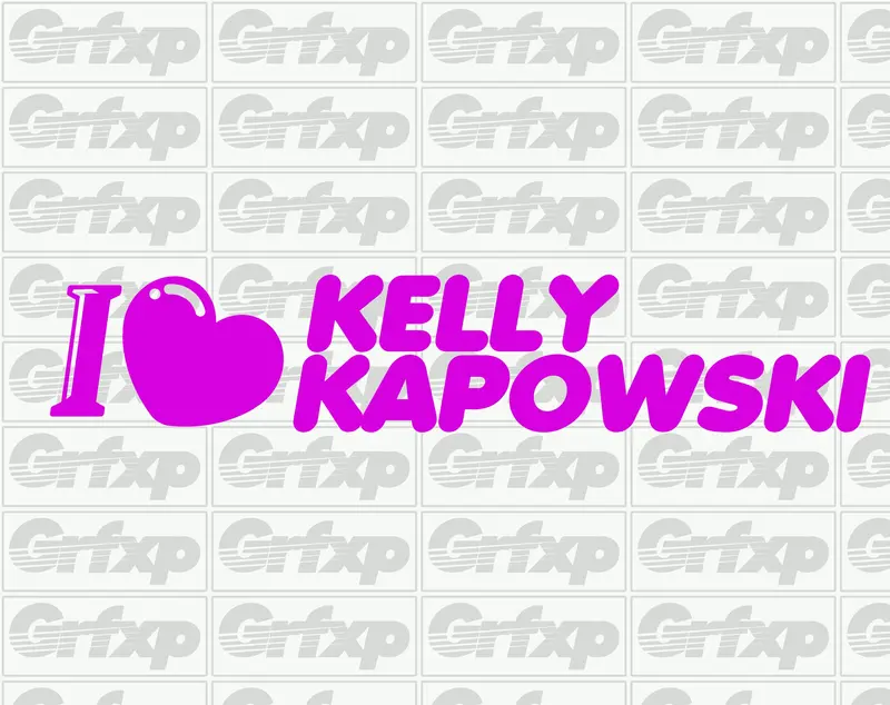 I Heart Kelly Kapowski Sticker 1