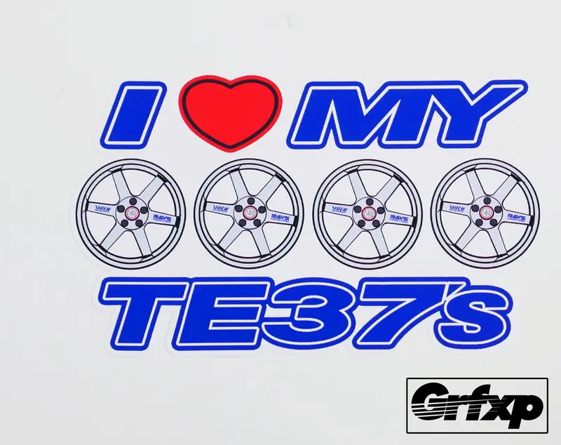 I Heart My Te-37'S Printed Sticker 1