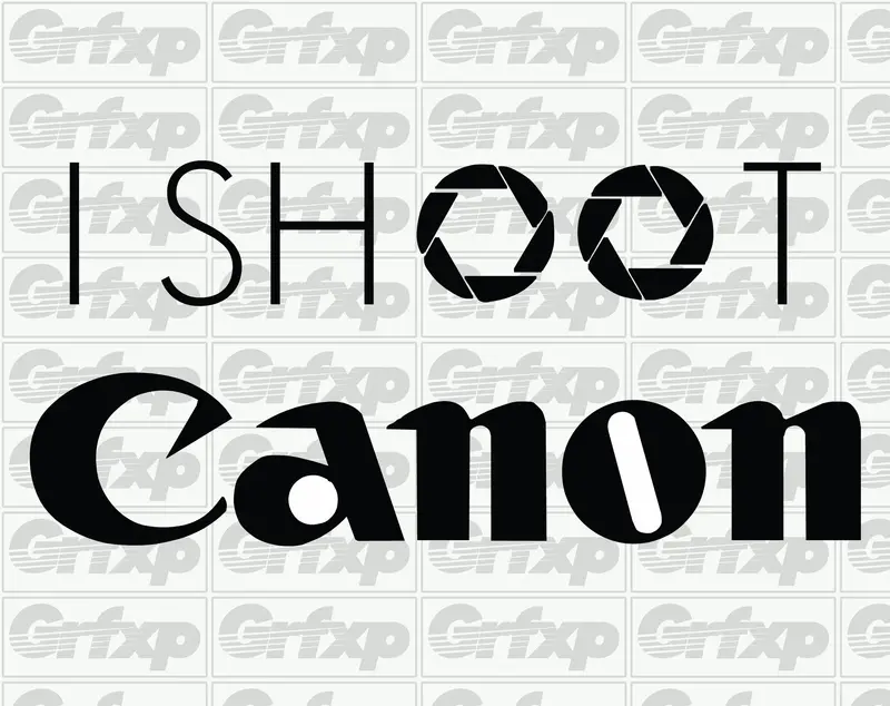 I Shoot Camera Brand Sticker 1
