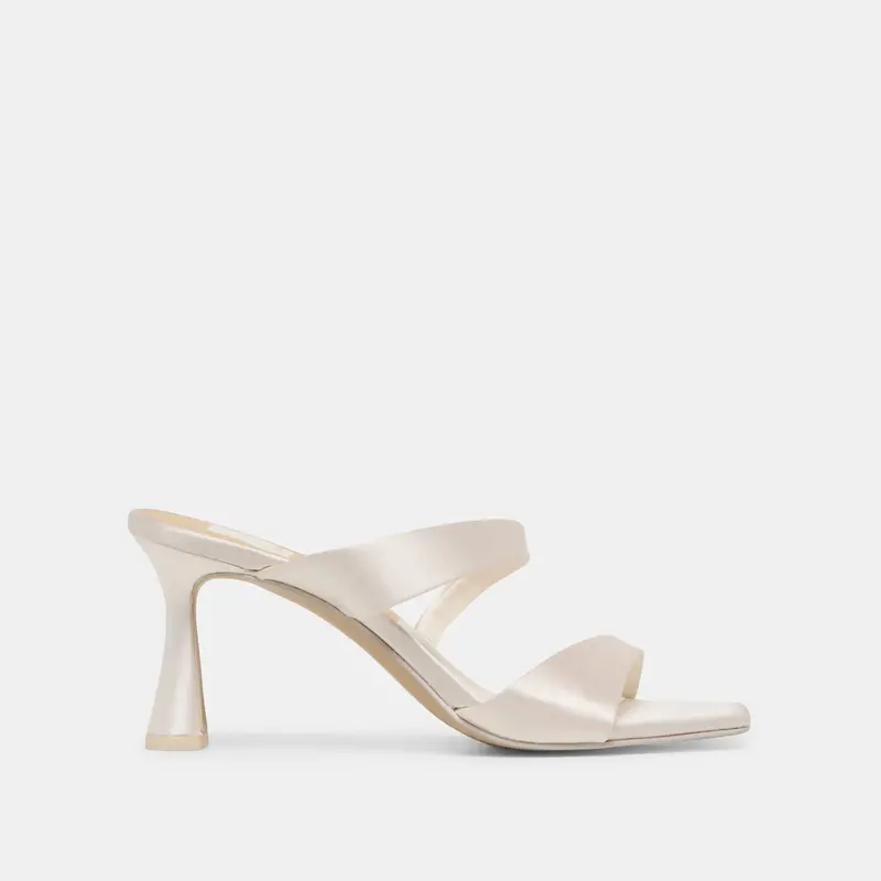 Icelyn Heels Ivory Satin 1