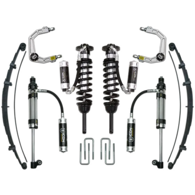 Icon Stage 10 Suspension System W Billet Uca - For 05-15 Tacoma 0-3.5"/ 16-Up 0-2.75" 1