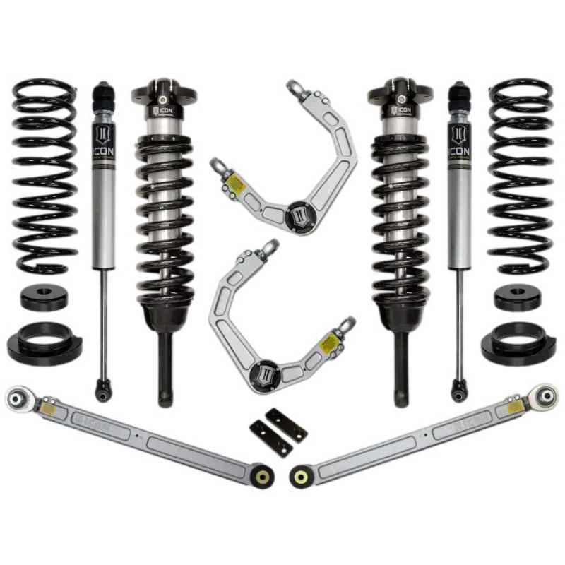 Icon Stage 3 Suspension System W Billet Uca - For 03-09 Gx470 0-3.5" 1