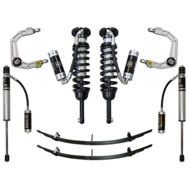 Icon Stage 4 Suspension System W Billet Uca - For 05-15 Tacoma 0-3.5"/ 16-23 0-2.75" 1
