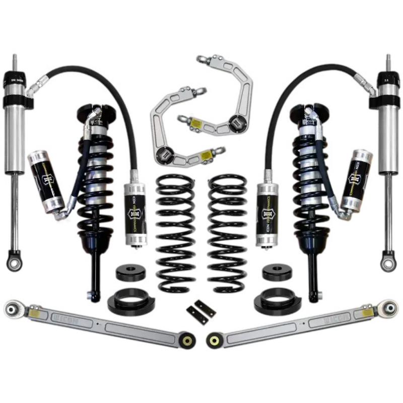 Icon Stage 5 Suspension System W Billet Uca - For 03-09 Gx470 0-3.5" 1