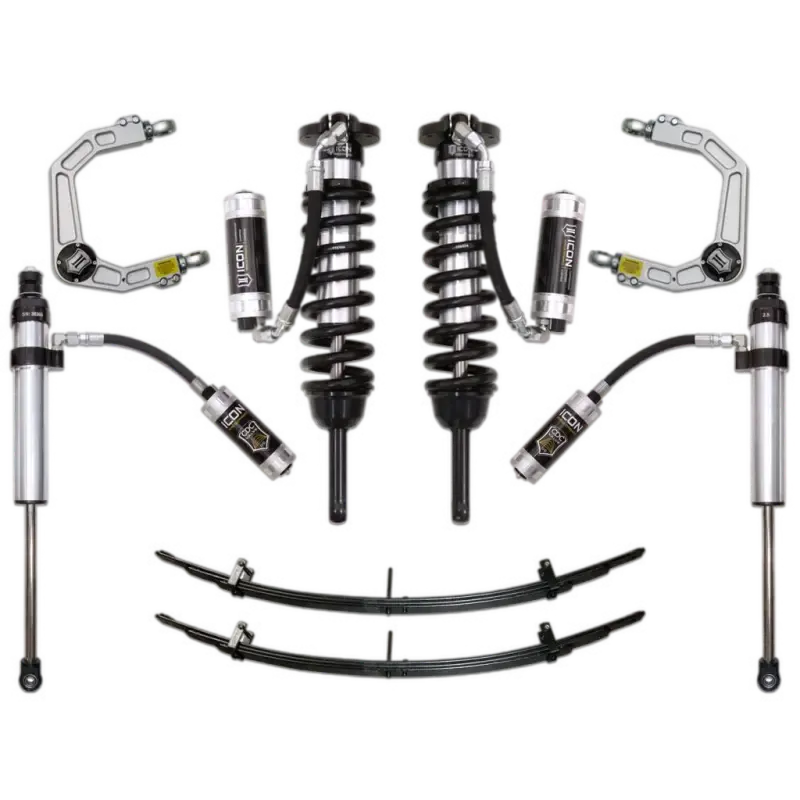 Icon Stage 6 Suspension System W Billet Uca - For 05-15 Tacoma 0-3.5"/ 16-23 0-2.75" 1