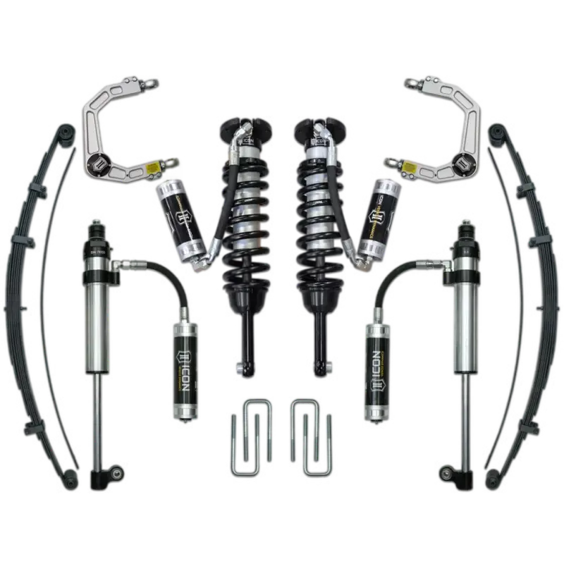 Icon Stage 8 Suspension System W Billet Uca - For 05-15 Tacoma 0-3.5"/ 16-Up 0-2.75" 1