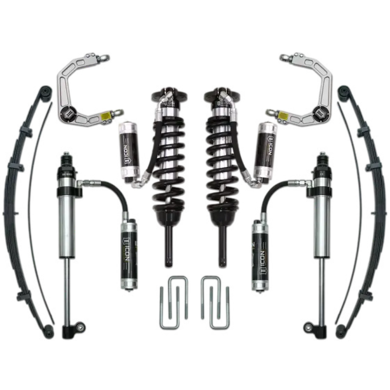 Icon Stage 9 Suspension System W Billet Uca - For 05-15 Tacoma 0-3.5"/ 16-Up 0-2.75" 1