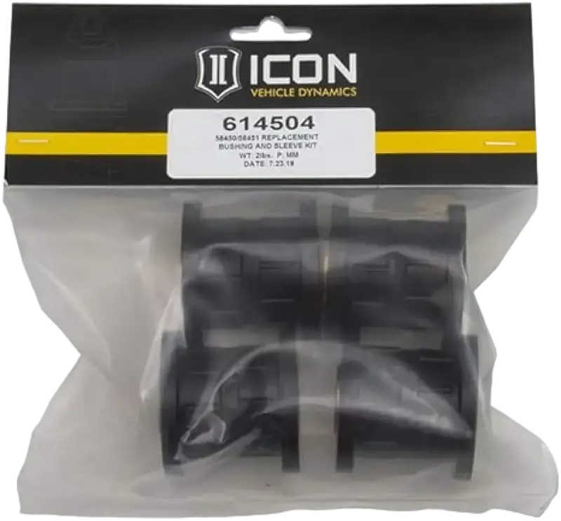 Icon Uca Replacement Bushing & Sleeve Kit, 614504 1
