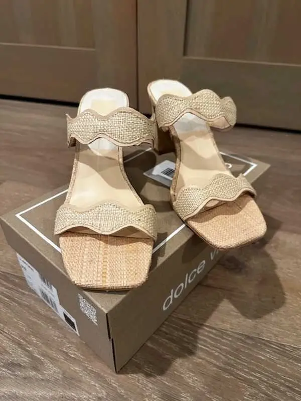 Ilva Heels Lt Natural Raffia - Re:Vita 1
