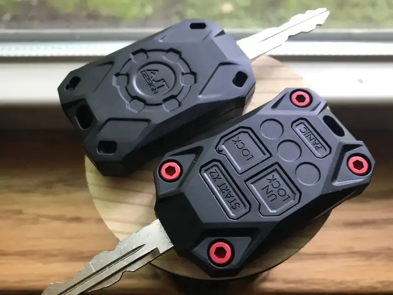 Injection Fob If007 (For Wrangler Jk) - Red 4