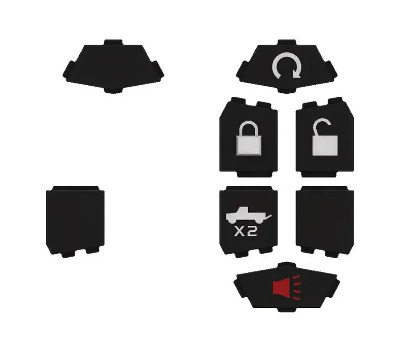 Injection Fob If022 (V1.5 For 2014-2018 Chevy/Gmc) - Black 4